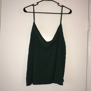 Green tank top